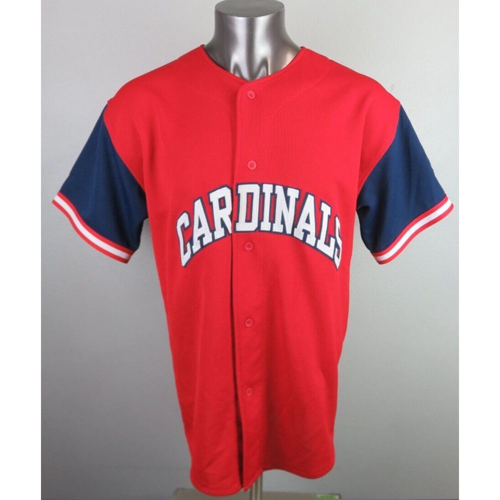 Vintage Starter‎ MLB St Louis Cardinals Baseball Jersey Size M Red Mark McGuire